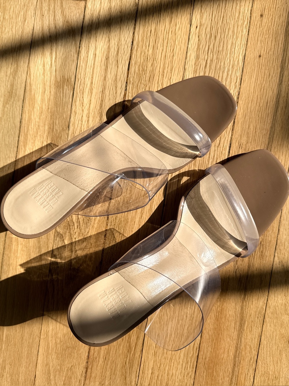 maryam nassir zadeh Olympia PVC wedge sandals